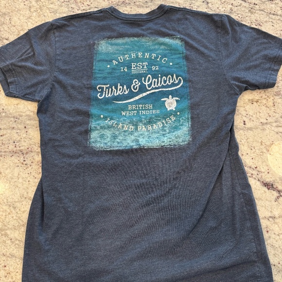 Turks and Caicos Islands BWI T-Shirt - Unisex - Picture 1 of 2